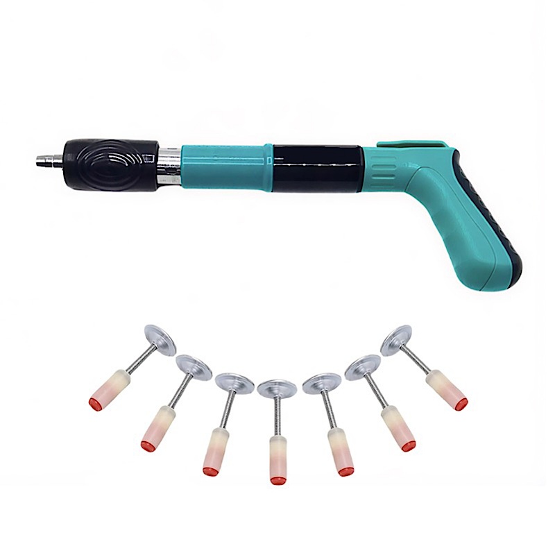 میخ کوب چاشنی خور تفنگی به همراه 50 میخ مخصوص