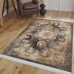 فرش مخمل نادی طرح سنتی کد O104