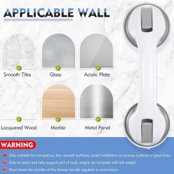 دستگیره کمکی قفلی دیواری حمام و شیشه